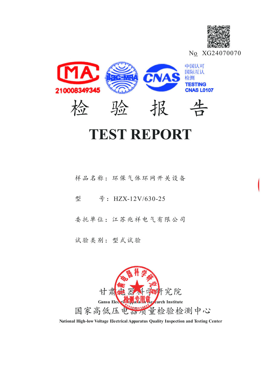 型式试验报告